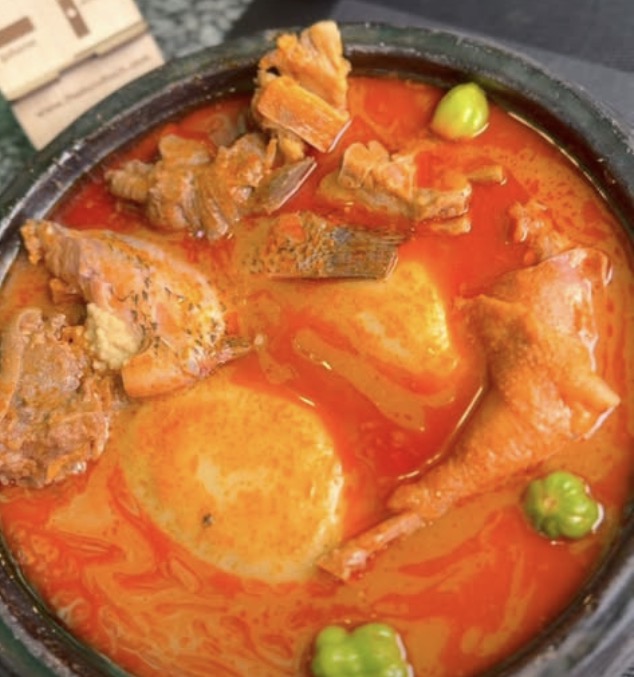 🍲🥣 Authentic Ghanaian Fufu with Pepper Soup