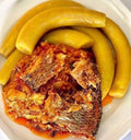 Authentic Ghanaian Ampesi with Garden Egg Stew