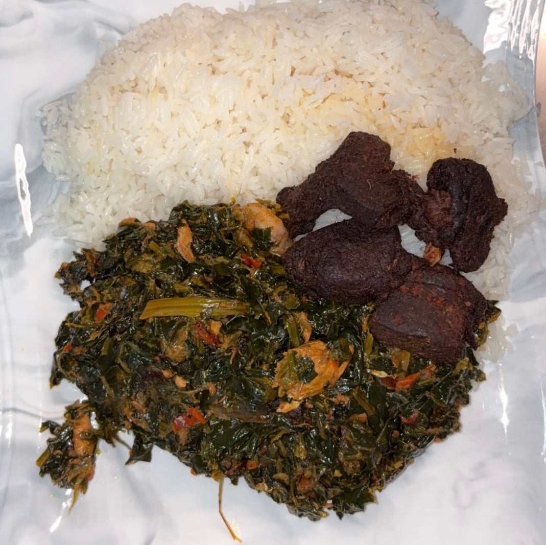 🍚🇬🇭 Authentic Ghana White Rice & Spanish Stew